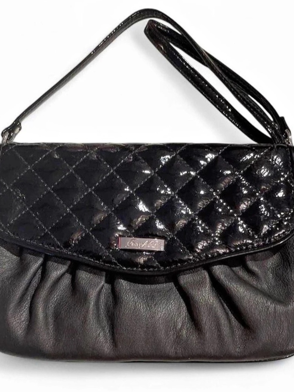 Grace Adele  Black Quilted Shoulder Bag Like New